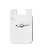 Prime Line Silicone Card Holder with Metal Ring Phone Stand white ModelBack