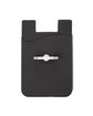 Prime Line Silicone Card Holder with Metal Ring Phone Stand black ModelBack