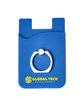 Prime Line Silicone Card Holder with Metal Ring Phone Stand blue DecoFront