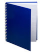 Prime Line Hardcover Spiral Notebook blue ModelSide