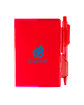 Prime Line Clear-View Jotter With Pen translucent red DecoFront