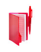 Prime Line Clear-View Jotter With Pen translucent red ModelQrt