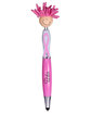 MopToppers Awareness Screen Cleaner With Stylus Pen pink ModelBack
