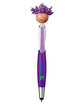 MopToppers Multicultural Screen Cleaner With Stylus Pen purple DecoFront