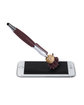 MopToppers Multicultural Screen Cleaner With Stylus Pen burgundy ModelSide