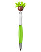 MopToppers Multicultural Screen Cleaner With Stylus Pen lime green ModelBack
