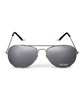 Prime Line Mirrored Aviator Sunglasses silver DecoFront