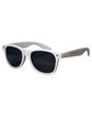 Prime Line Rubberized Finish Fashion Sunglasses white DecoFront
