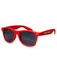 Prime Line Rubberized Finish Fashion Sunglasses red DecoFront