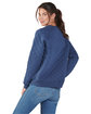 Boxercraft Ladies' Quilted Jersey Sweatshirt indigo ModelBack