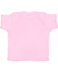 Rabbit Skins Infant Baby Rib T-Shirt pink ModelBack