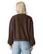 American Apparel Ladies' ReFlex Fleece Crewneck Sweatshirt brown ModelBack