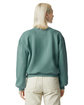 American Apparel Ladies' ReFlex Fleece Crewneck Sweatshirt arctic ModelBack