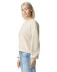 American Apparel Ladies' ReFlex Fleece Crewneck Sweatshirt bone ModelSide