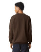 American Apparel Unisex ReFlex Fleece Crewneck Sweatshirt brown ModelBack