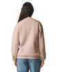 American Apparel Unisex ReFlex Fleece Crewneck Sweatshirt blush ModelBack