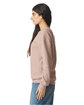 American Apparel Unisex ReFlex Fleece Crewneck Sweatshirt blush ModelSide