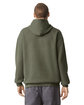 American Apparel Unisex ReFlex Fleece Pullover Hooded Sweatshirt lieutenant ModelBack