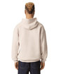 American Apparel Unisex ReFlex Fleece Pullover Hooded Sweatshirt bone ModelBack