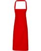 Artisan Collection by Reprime Organic Cotton Bib Apron red OFFront