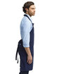 Artisan Collection by Reprime Unisex Cotton Chino Bib Apron NAVY ModelSide