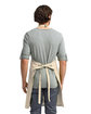 Artisan Collection by Reprime "Colours" Sustainable Bib Apron NATURAL ModelBack
