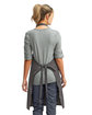 Artisan Collection by Reprime Unisex 'Colours' Recycled Bib Apron dark grey ModelBack