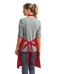 Artisan Collection by Reprime "Colours" Sustainable Bib Apron RED ModelBack
