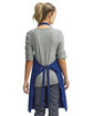 Artisan Collection by Reprime "Colours" Sustainable Bib Apron ROYAL ModelBack