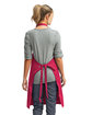 Artisan Collection by Reprime Unisex 'Colours' Recycled Bib Apron hot pink ModelBack