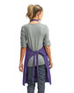 Artisan Collection by Reprime Unisex 'Colours' Recycled Bib Apron purple ModelBack