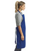 Artisan Collection by Reprime Unisex 'Colours' Recycled Bib Apron royal ModelSide