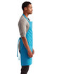 Artisan Collection by Reprime Unisex 'Colours' Recycled Bib Apron turquoise ModelSide