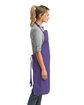 Artisan Collection by Reprime Unisex 'Colours' Recycled Bib Apron purple ModelSide