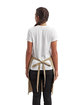 Artisan Collection by Reprime Unisex 'Colours' Recycled Bib Apron with Pocket khaki ModelBack