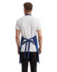 Artisan Collection by Reprime Unisex 'Colours' Recycled Bib Apron with Pocket royal ModelBack