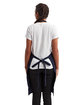 Artisan Collection by Reprime Unisex 'Colours' Recycled Bib Apron with Pocket navy ModelBack