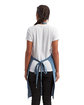 Artisan Collection by Reprime Unisex 'Colours' Recycled Bib Apron with Pocket blue denim ModelBack