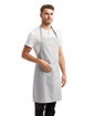 Artisan Collection by Reprime Unisex 'Colours' Recycled Bib Apron with Pocket silver ModelQrt