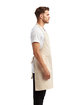 Artisan Collection by Reprime Unisex 'Colours' Recycled Bib Apron with Pocket natural ModelSide