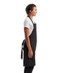Artisan Collection by Reprime Unisex 'Colours' Recycled Bib Apron with Pocket black ModelSide