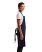 Artisan Collection by Reprime Unisex 'Colours' Recycled Bib Apron with Pocket navy ModelSide