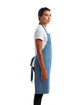 Artisan Collection by Reprime Unisex 'Colours' Recycled Bib Apron with Pocket blue denim ModelSide