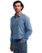 Artisan Collection by Reprime Men's Microcheck Gingham Long-Sleeve Cotton Shirt  