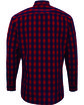 Artisan Collection by Reprime Men's Mulligan Check Long-Sleeve Cotton Shirt red/ navy OFBack