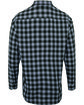 Artisan Collection by Reprime Men's Mulligan Check Long-Sleeve Cotton Shirt steel/ black OFBack