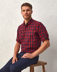 Artisan Collection by Reprime Men's Mulligan Check Long-Sleeve Cotton Shirt  Lifestyle