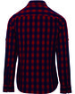 Artisan Collection by Reprime Ladies' Mulligan Check Long-Sleeve Cotton Shirt red/ navy OFBack