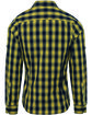 Artisan Collection by Reprime Ladies' Mulligan Check Long-Sleeve Cotton Shirt camel/ navy OFBack