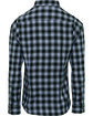 Artisan Collection by Reprime Ladies' Mulligan Check Long-Sleeve Cotton Shirt steel/ black OFBack
